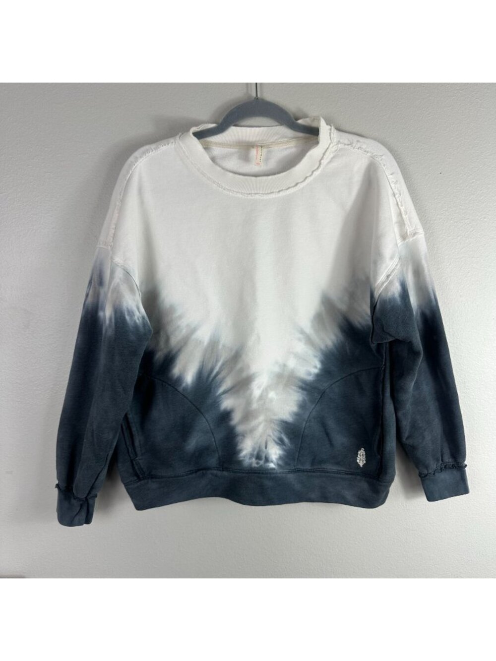 Free People Movement Tie Dye Sweater XS Pullover Loungewear Athleisure Cotton Bl